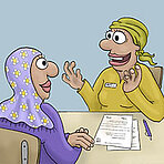 Download Infoblatt Beratungsstellen (Arabisch)